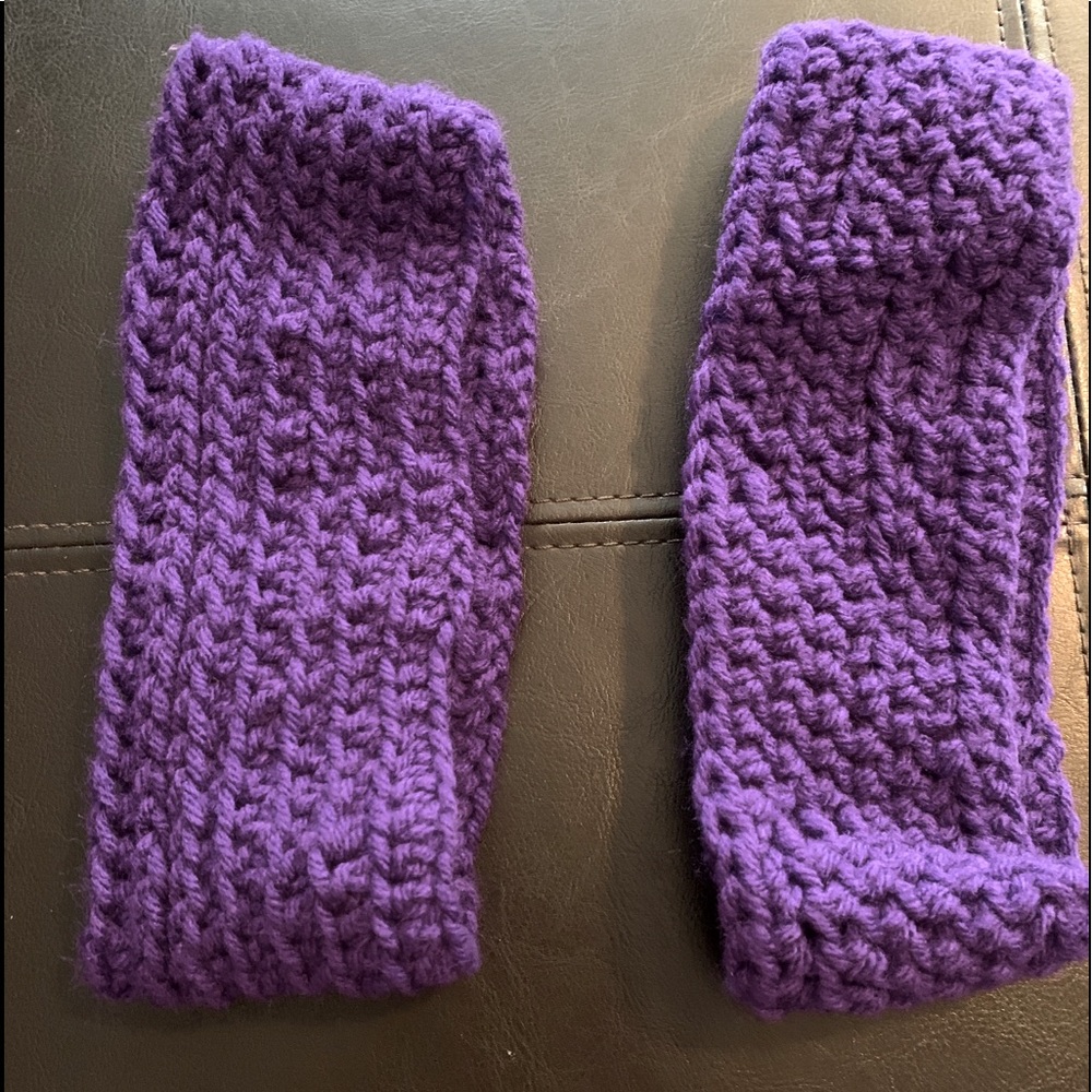 New handmade Crochet purple Headbands 2 for $10